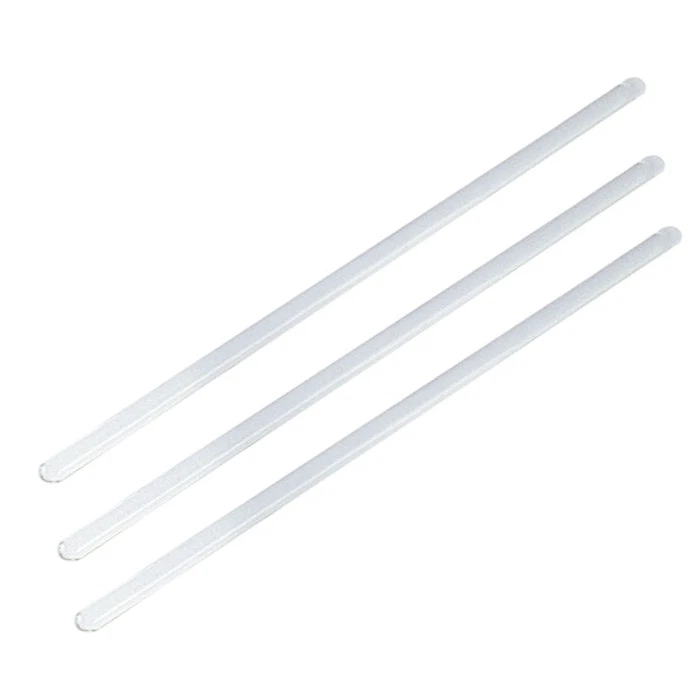 KABALO Heat Resistant Glass Stirring Rods For Lab Stiring Stirrer Barware 3 x 200mm