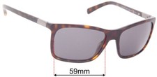 SFx Replacement Sunglass Lenses Fits Prada Spr16o  Pr16os - 59mm Wide