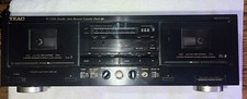 TEAC W-520R Dual Auto Reverse Cassette Deck, Dolby HX Pro, TESTED