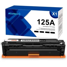 1PK 125A Black Toner Cartridge Replacement for HP 125A CB540A Color CP1215