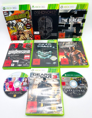 Bundle Borderlands Dishonored Bureau Wolfenstein Fallout Gears Dead XBOX 360