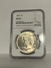 1922 Peace Silver Dollar - Graded NGC - MS 63