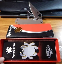 SPYDERCO C81GPBN2 PARAMILITARY 2 EARTH BROWN FOLDING KNIFE S35VN BLADE NIB LQQK