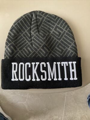 Rocksmith Beanie Hat Black/green  Winter Skull Cap Lids