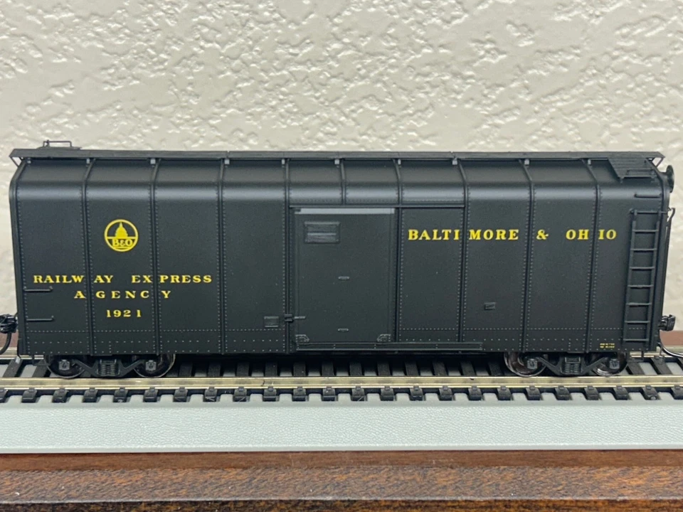 BALTIMORE & OHIO M-53 " B&O " WAGONTOP BLACK BOXCAR HO SCALE PLATINUM Series - Image 2 of 4