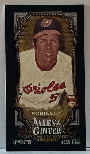 2024 Topps Allen & Ginter MINI Black Border #105 Brooks Robinson M25