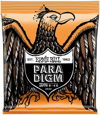 Ernie Ball 2022 Paradigm Electric Guitar Strings Hybrid Slinky Single Set 9-46