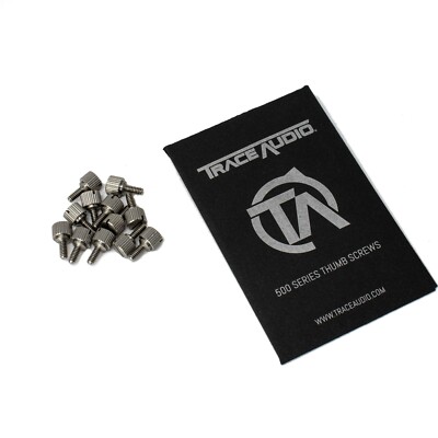Trace Audio 500 Series Thumb Screws 12 Pack Metric M3 Threads Stainless Steel