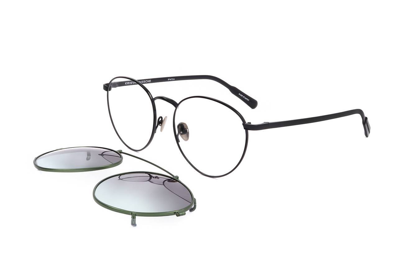 Occhiali da Sole Kris Van Assche by Linda Farrow KVA71  BLACK 52/17/ Uomo