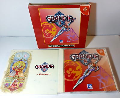 Grandia 2 II First Limited Special Package Edition Sega Dreamcast