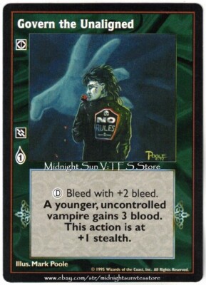 Govern the Unaligned Vampire: The Eternal Struggle V:TES VTES