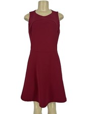 Madewell 4 Women Adore Dress Sleeveless Fit & Flare Stretch Lined Formal E35