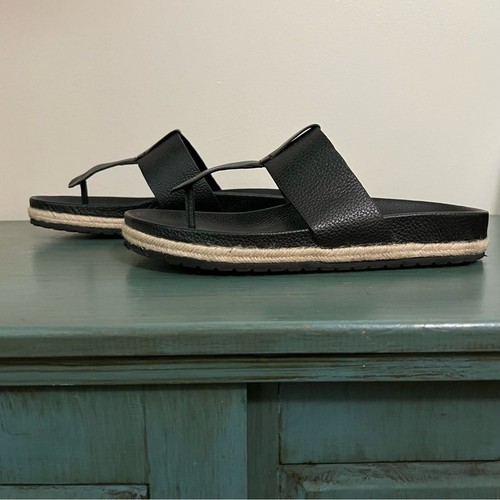 Com & Sens Lania Black Espadrille Sandals - Size 9 boho beach