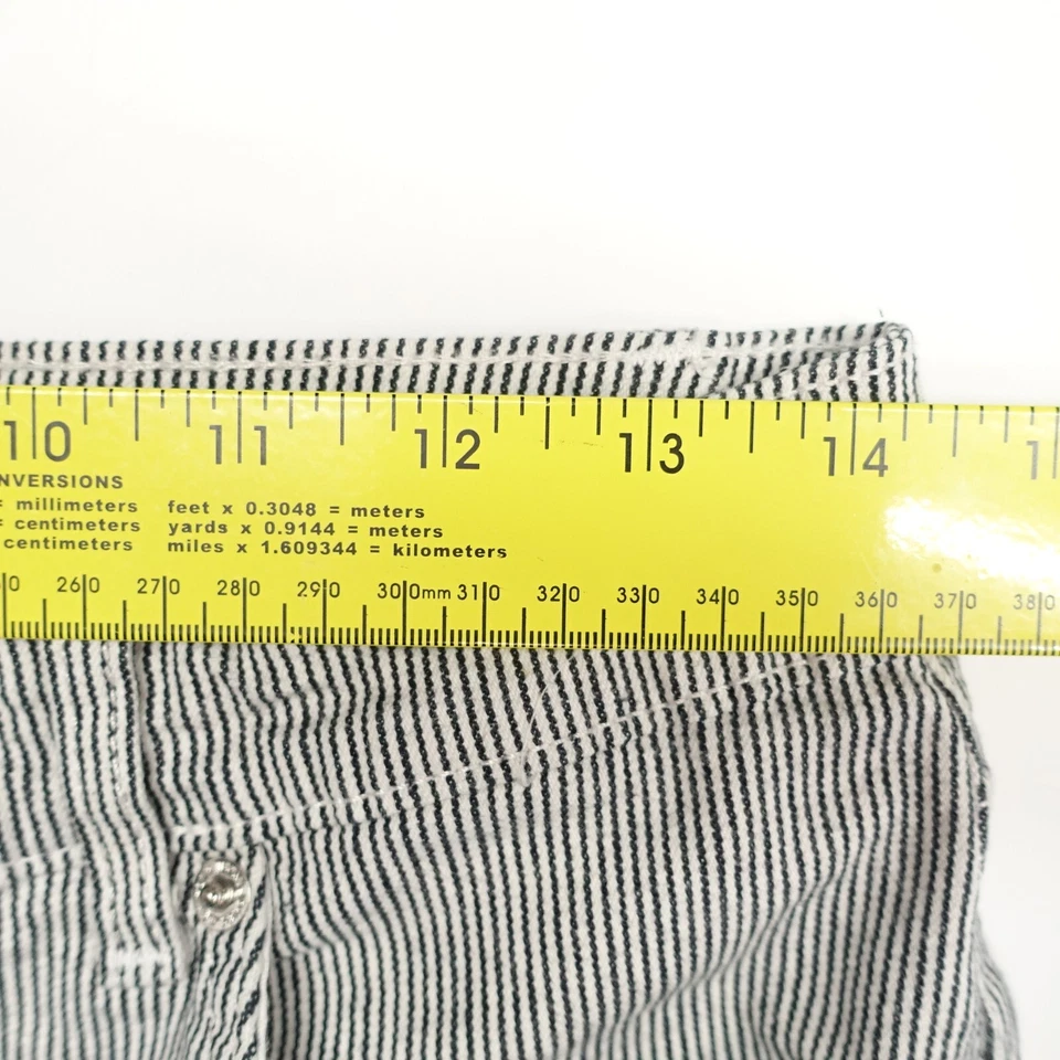 Pantalones al tobillo Jones New York Jeans Soho para mujer talla 6 a rayas 5 bolsillos ajuste regular Foto 4 de 4