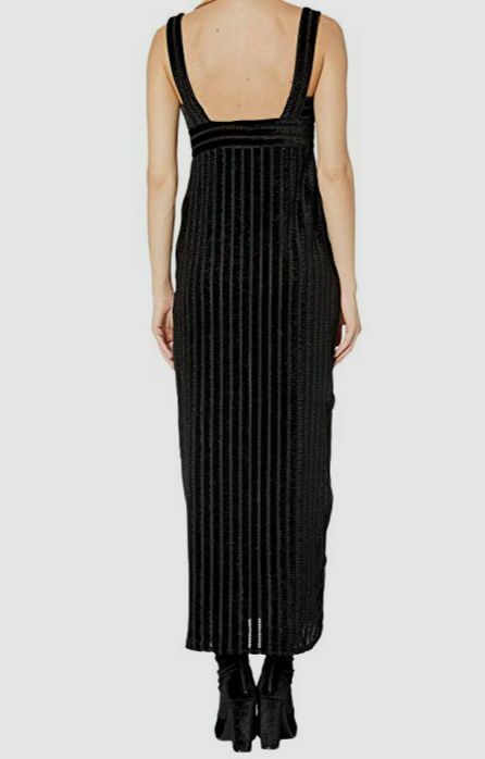 Free People Geneva Maxi Dress Black x Small