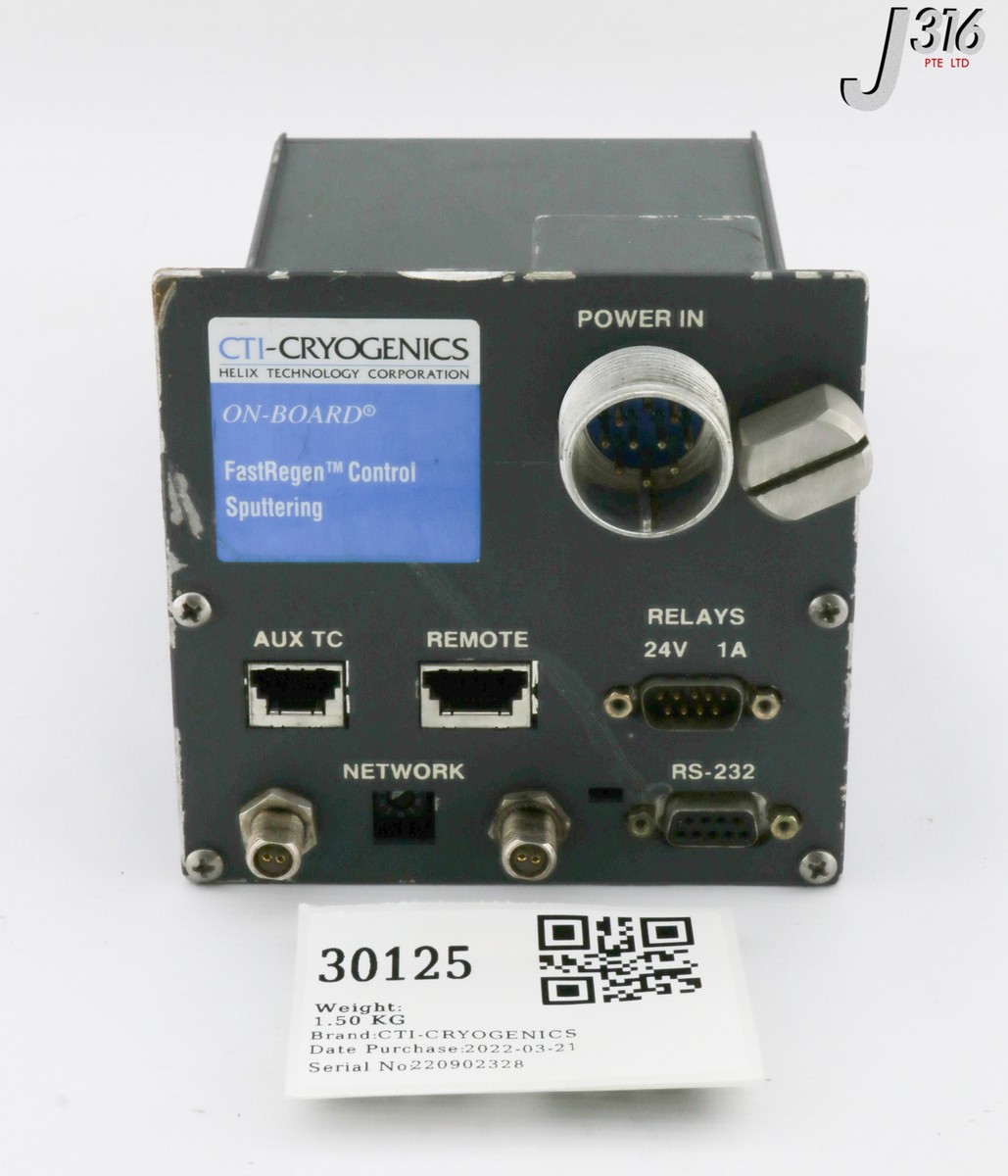 、 30125 CTI-CRYOGENICS ON-BOARD FASTREGEN CONTROL SPUTTERING MODULE