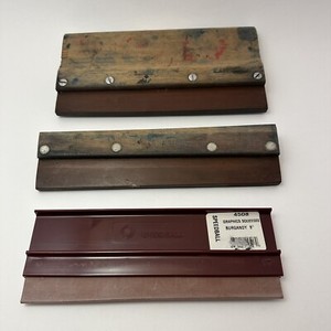 (3) Graphic/Textile Squeegees - 9” & 10”