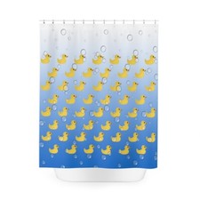 Cute Duck Polyester Shower Curtain - Perfect for Kids Bathrooms