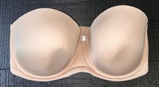 Wacoal Women's Red Carpet Strapless Convertible Bra 38DDD Missing Straps