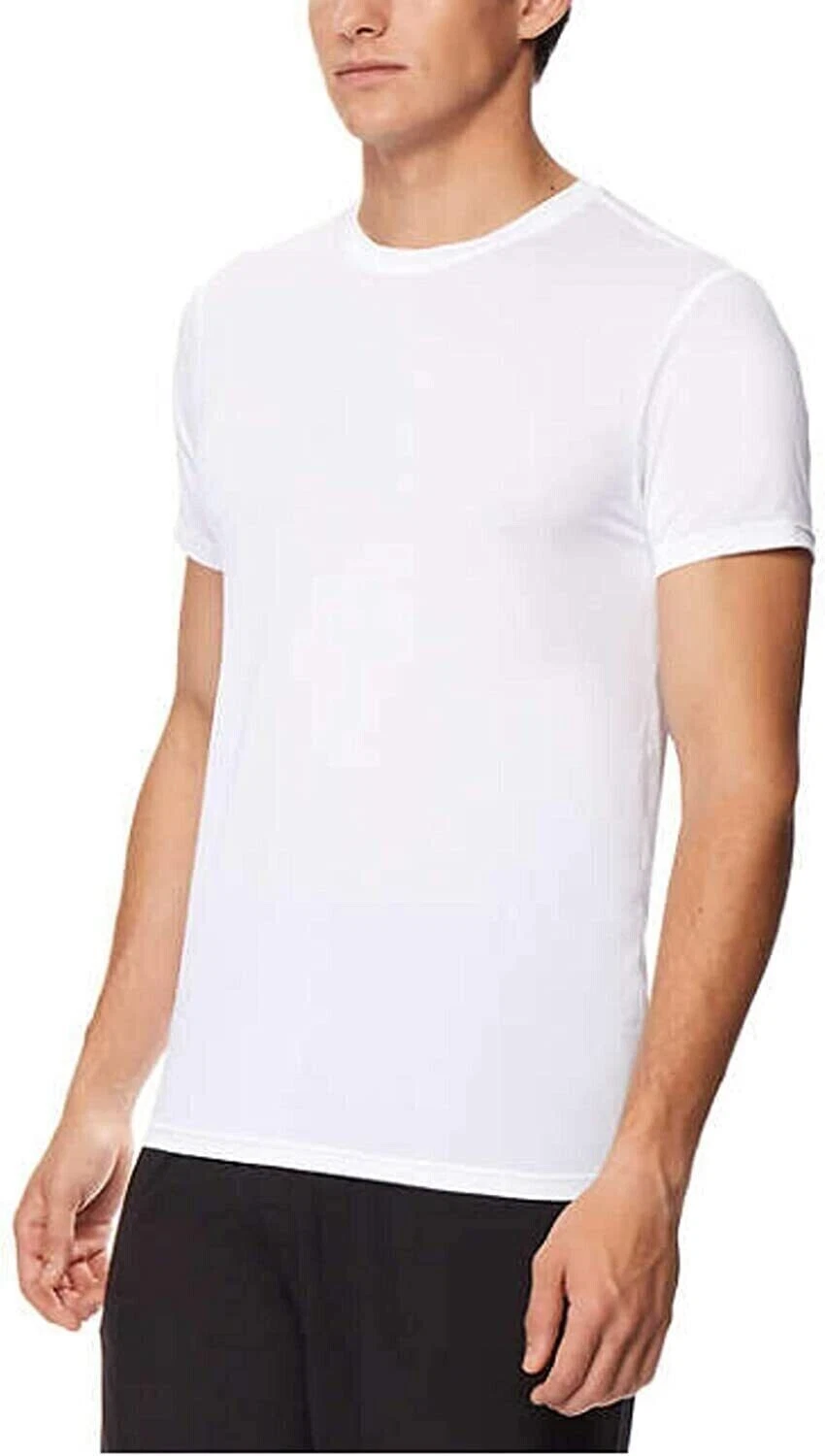 NWT 3 Pack 32 Degrees Cool Short Sleeve Crew Neck Breathable TShirt White size M