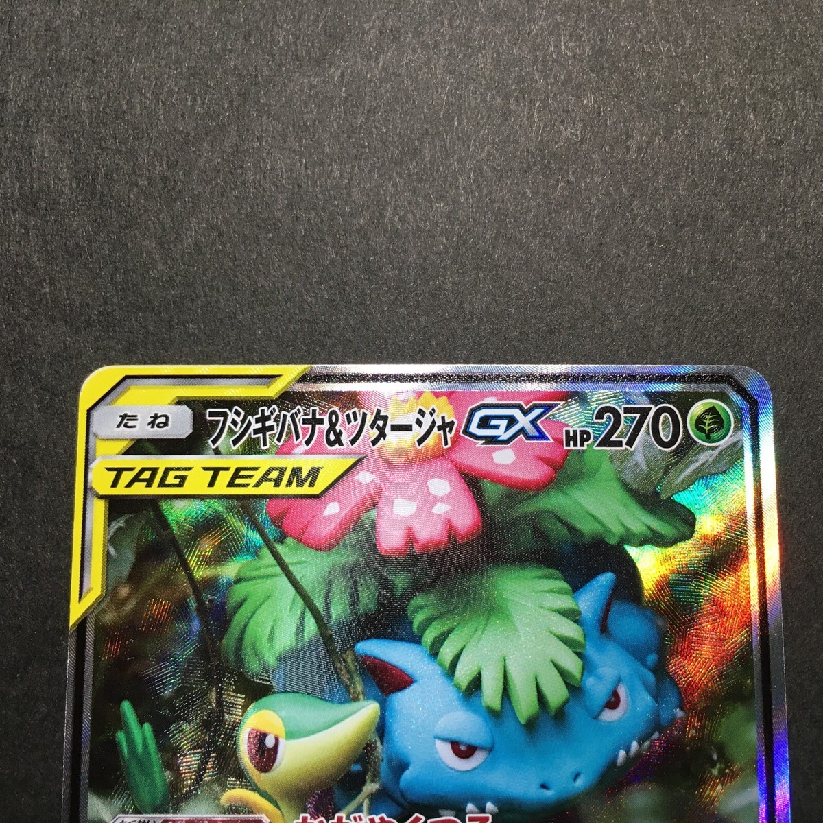 NM Pokemon Card Venusaur & Snivy GX 066/064 SR 2019 Holo NM Pokemon Card Venusaur & Snivy GX 066/064 SR 2019 Holo