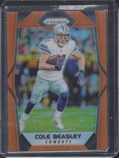 COLE BEASLEY 2017 PANINI PRIZM ORANGE PRIZMS #D 50/275