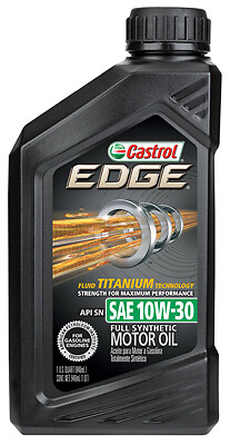 Castrol 15D4E4 Edge SPT Motor Oil, 10W-30, 1 Qt. - Quantity