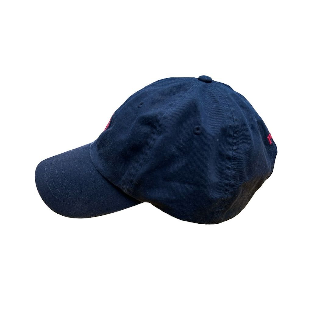 Polo Ralph Lauren Berretto Nero Strapback Unisex Rosso Pony Logo Regolabile