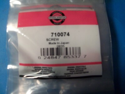 #ad #ad NEW BRIGGS SCREW 710074 OEM B174 B56A $2.80