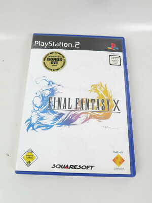 11408: Play Station 2 Final Fantasy X, Squaresoft (2001/02), 8MB OVP & Anleitung