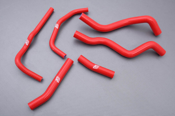 Kits Durites de Radiateur Rouge en Silicone pour Moto Honda CB1300S de 2009 à 2017