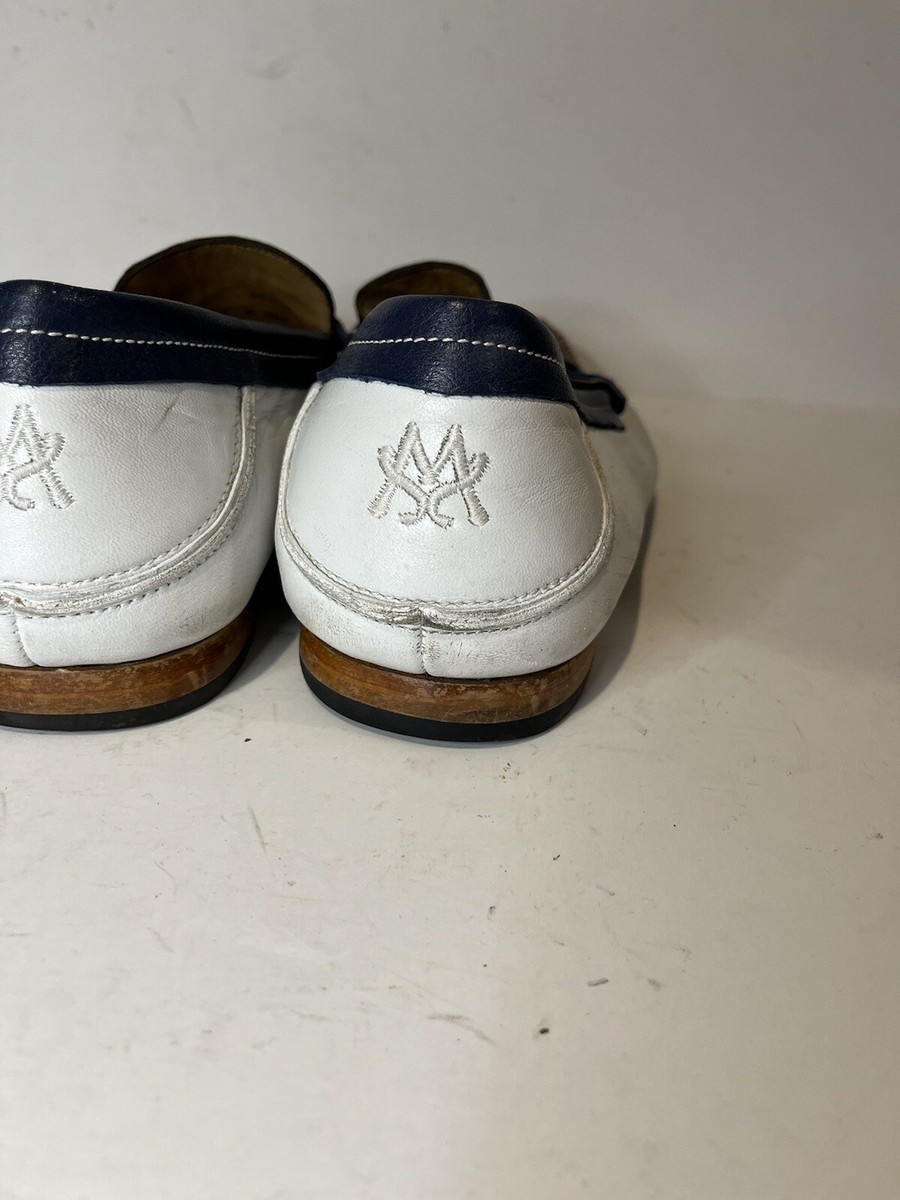 Men Mezlan Platinum Gaudi Crocodile Skin Horse Bite Loafers Mezlan “Gaudi” White Crocodile Exotic Horse Bit Loafer Size  main image 3