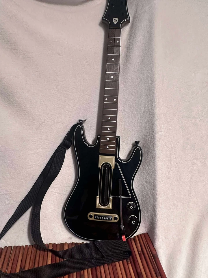 Activision Guitar Hero Black Wireless Controller Nintendo Wii | Tested Pre-Owned - Image 2 of 4