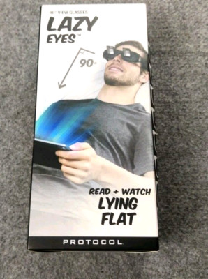 Magnifying Glasses  Lazy Eyes 90 Degree View Glasses Protocol Sit Laydown Watch