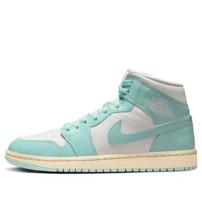Nike Air Jordan 1 Mid Sneaker Damen Weiß Light Dew NEU | UVP: 140 