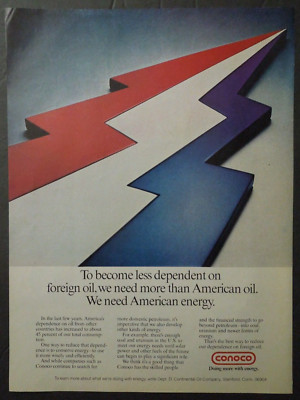 1978 CONOCO Continental Oil Company Magazine Ad