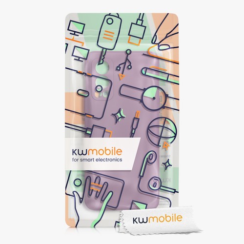 Silikonowe etui na OnePlus Nord 2 5G - gumowana pokrywa TPU - Zdjęcie 7 z 7