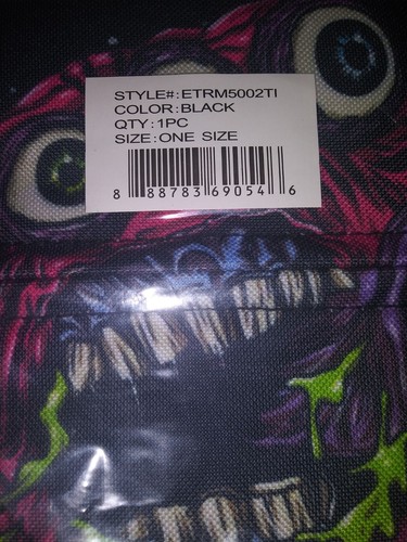 Sac à dos Rick and Morty Space Monster Thinkgeek Exclusif Neuf avec étiquettes - Photo 3/4