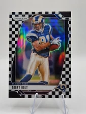 2024 NFL PANINI PRIZM TORRY HOLT BLACK AND WHITE CHECKER SSP RAMS