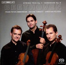 Beethoven String Trios Op.3  Op.8 w/Trio Zimmerman SACD, 2014, BIS 
