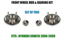 Front Wheel Hub & Bearing Kit Assy For Hyundai Sonata 2.4L 4CYL 2006-2009  2 PCS