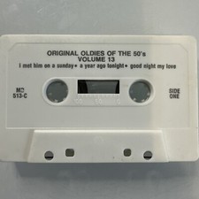 Original Oldies of the 50's Volume 13 Cassette Tape Only