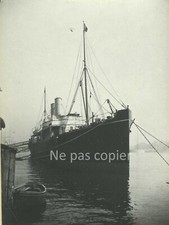 LE HAVRE 1907 un steamer Columbia paquebot navire bateau