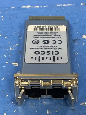 CISCO TWINGIG CONVERTER MODULE CVR-X2-SFP V02 MODULE