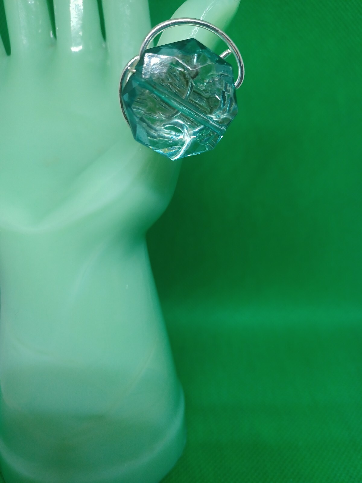 Handmade Silvertoned Large Statement Ring. Size 1… - image 12