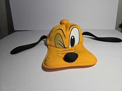 Walt Disney World  Hat PLUTO 3D Hat Cap Long Ears Bill Goofy Floppy Vintage