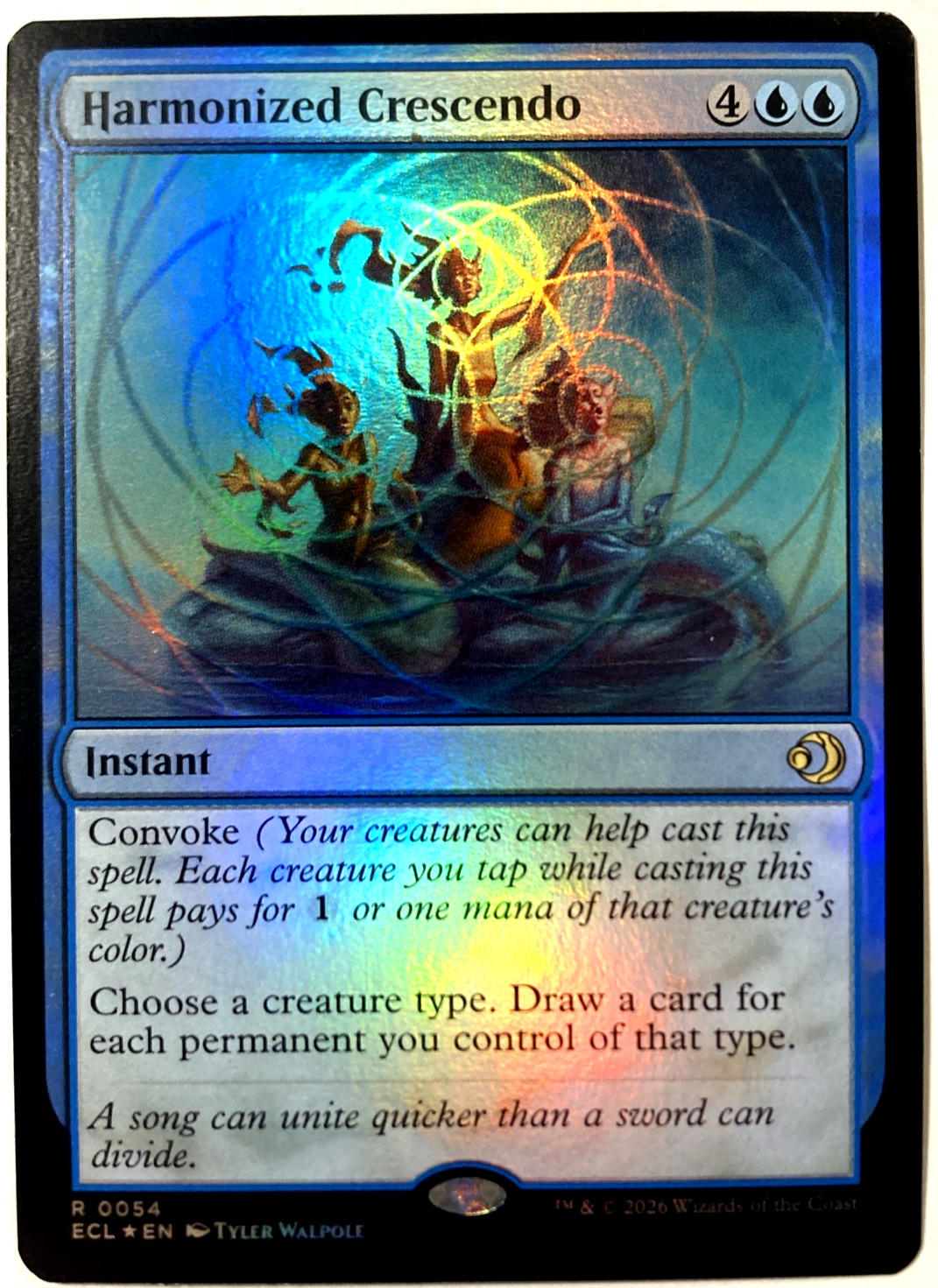 MTG Harmonized Crescendo (Foil) Lorwyn Eclipsed 54 NM