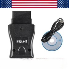 14pin For Nissan Consult Interface Usb Car Diagnostic Obd Fault Code Cable Tool 14pin For Nissan Consult Interface Usb Car Diagnostic Obd Fault Code Cable Tool