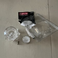 Replacement for Delta Faucet RP17451 Single Clear Knob Handle Tub/Shower Kit OEM