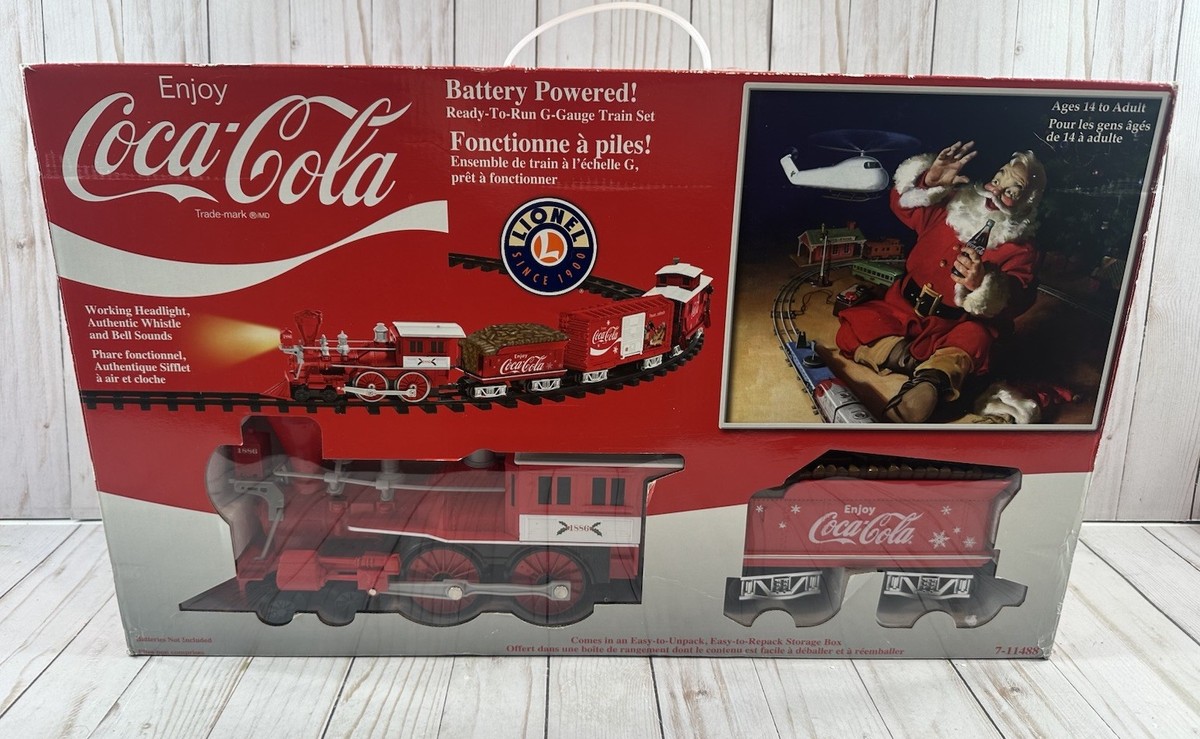 2014 Lionel Coca Cola Train Set G Gauge 7-11488 New open box | eBay